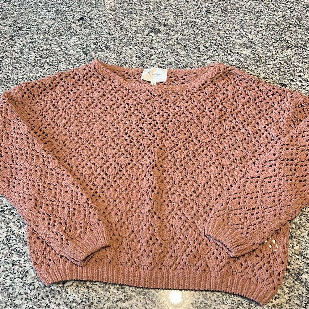 NWOT! Jessica Simpson cropped sweater
